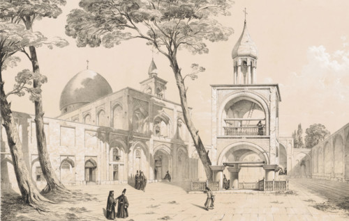 Vank Cathedral of Isfahan, Église de Djoulfa Ispahan, Persian landscapes, Perse modern, print, book