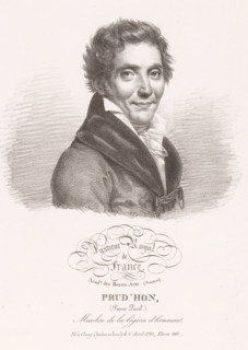 Portrait of Pierre Prud'hon, Institut Royal de France, Prud'hon, Pierre Paul, print, printmaker: