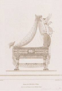 Cradle awarded with Glory, Furniture given to Marie Louise of Austria, Description of the toilette