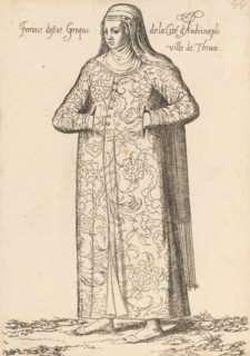 Femme d'estat Grecque de la Cité d'Andrinople ville Thrace, Greek woman, from Andrinople or Edirne
