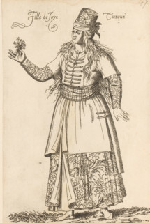 Prostitute from Turkey, Fille de Joye Turque, print, album page, book illustration, Print is part