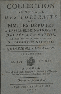 Album with portraits of French politicians, Portraits of delegates present at the meeting of the