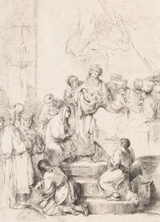 Presentation of Christ in the Temple, print, Number of states known 1(3), printmaker: Joachim