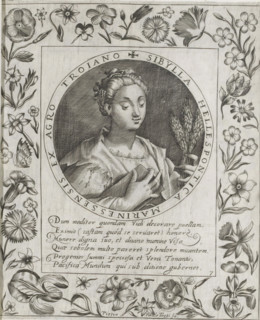 Hellespontine Sibyl, Imagini Gentilissime delle dodici Sibille, print, album page, Series number,