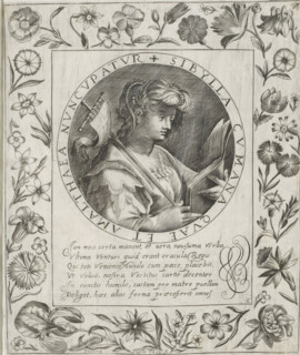 Cimmerian Sibyl, Imagini Gentilissime delle dodici Sibille, print, album page, Series number, 6,