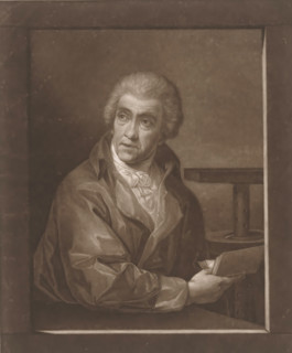 Portrait of Johann Martin Fischer, print, printmaker: Kilian Pornheimer the Younger, Germany, after