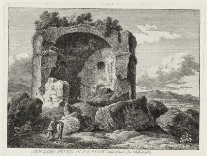 Sepolcro antico in via Nevia della torre de Schiavi, Antique tomb on the Via Nevia, called the