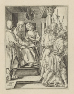 Pilate washes his hands in innocence, Passio Christi Ab Alberto Durer Nurenburgensi Effigiata, The