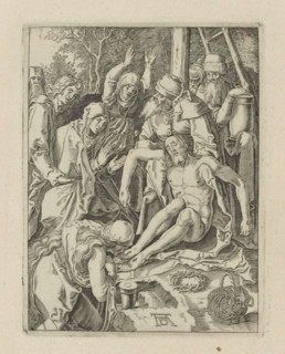 Lamentation, Passio Christi Ab Alberto Durer Nurenburgensi Effigiata, The Little Passion, print,