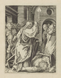 Expulsion of the money changers from the temple, The Little Passion, Passio Christi Ab Alberto
