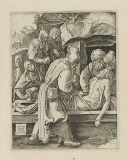 Entombment, The Little Passion, Passio Christi Ab Alberto Durer Nurenburgensi Effigiata, print,