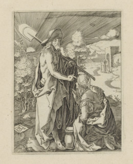 Christ appears to Mary Magdalene (Noli me tangere), Passio Christi Ab Alberto Durer Nurenburgensi