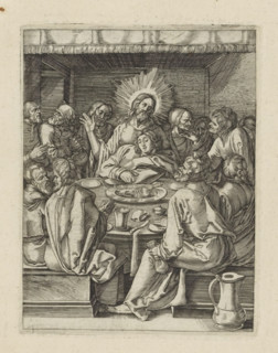 Last Supper, The Little Passion, Passio Christi Ab Alberto Durer Nurenburgensi Effigiata, print,