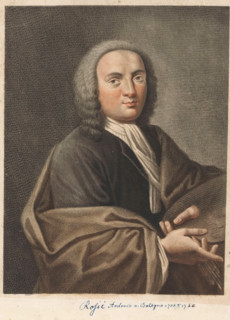 Portrait of artist Antonio Rossi, print, book illustration, inscription: 'Rossi Antonio n. Bologna