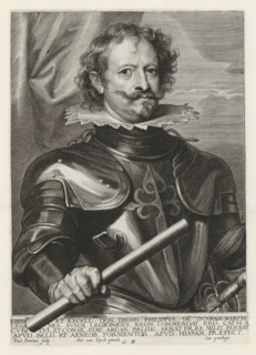 Portrait of Diego Felipez de Guzmán, Marquis of Leganés, Icones Principum Vivorum Doctorum Pitorum