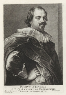 Portrait of Peeter Stevens, Icones Principum Vivorum Doctorum Pictorum Chalcographorum Statuariorum