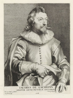 Portrait of Jacobus de Cachiopin, Icones Principum Vivorum Doctorum Pictorum Chalcographorum
