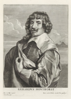 Portrait of the painter Gerard van Honthorst, Icones Principum Vivorum Doctorum Pitorum