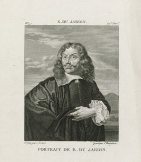 Portrait of Karel Dujardin, Portrait de K. Du Jardin, Galerie du Musée Napoléon, print, Numbered