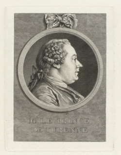 Portrait of Godefroy-Charles-Henri de La Tour d'Auvergne, M. Le Prince de Turenne, print,