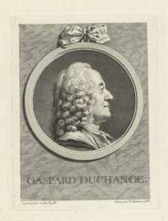 Portrait of Gaspard Duchange, Gaspard Duchange., print, printmaker: Nicolas-Gabriel Dupuis, France,