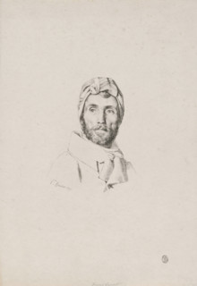 Portrait of the artist Pierre Narcisse Guérin, print, number: 'rfc 17315', number: '9-45',
