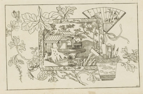 Still life of Chinese objects and scenes, New invented Chinese, drawn with great difficulty and