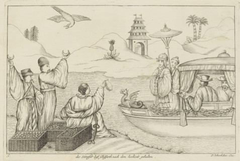The Chinese desire, Ship after the wedding, Boat trip after a Chinese marriage, Chinese customs,