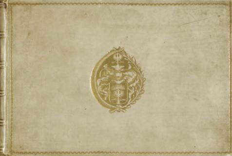 Album with architectural prints by the Van Doetechum brothers, based on designs by Vredeman de