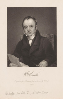 Portrait of William Smith, print seller in London, Wm. Smith, print, printmaker: Samuel Freeman,