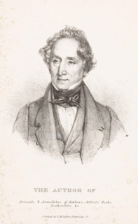 The author of annals & anecdotes of authors - artists books, booksellers &c., Portrait of a writer,