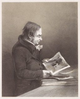 Portrait of artist Joseph Mallord William Turner, print, Portrait of artist Joseph Mallord William