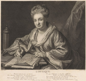 l'optique, Portrait of Anne Allou drawing, print, Portrait of Anne Allou (née Raguenet), the wife