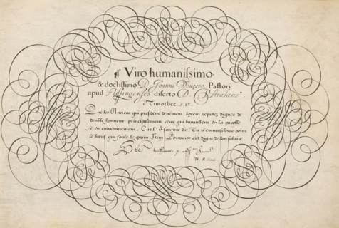 Writing sample: Que ses Anciens qui, 't Magazin oft pac-huys der loffelycker penn-const, print,