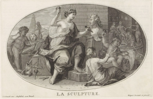 Sculpture, La Sculpture, Le Cabinet des Beaux Arts, The Treasury of the Liberal Arts, print, album