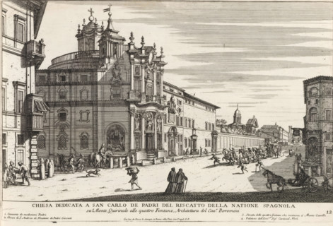 Chiesa dedicata a San Carlo de padri del riscatto della natione Spagnol, San Carlo alle Quattro