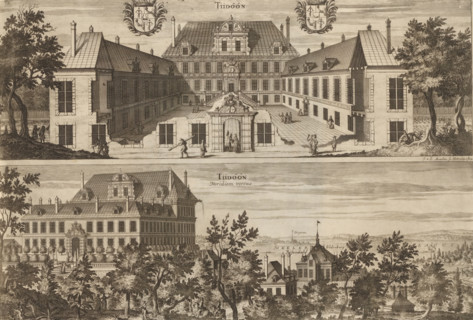 View of Tidö Castle, also from the south, Tidöön, Tidöön Meridiem versus, Suecia Antiqua et