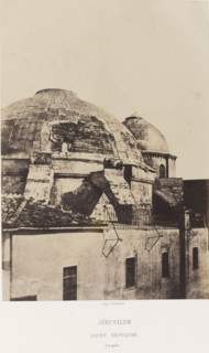 Jerusalem. Saint Sepulcre. Coupole, Dome of the Church of the Holy Sepulcher in Jerusalem,