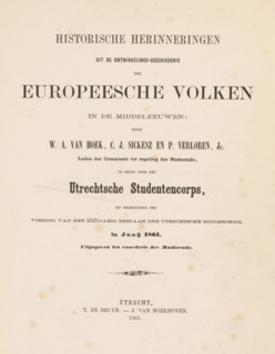 Historical recollections from the developmental history of European peoples in the Middle Ages,