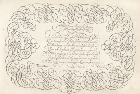 Writing example: D. Daniels Colonio ecclesiae Gallie, Thrésor litéraire, Spieghel der rijkonste,