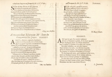 Four Latin threshold poems, Mirror of the Art of Writing, album page, text sheet, Text sheet with