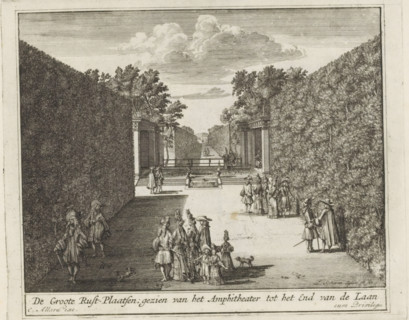 View of the large resting places from the amphitheater, The Great Resting Places, seen from the