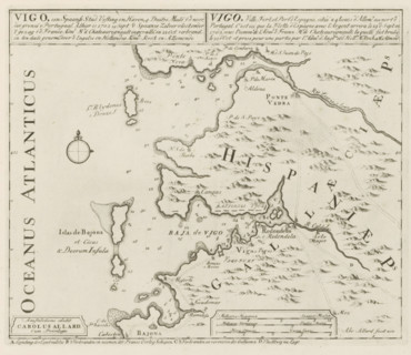 Vigo, a Spanish city, fortress and port, Here, September 19, 1702, the Spanish Silver Fleet invaded