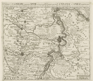 t Landaw area, the diocese of Speir and the surrounding area, Landauiae et Spirae territory, cum