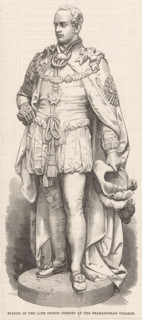 Portrait of Albert, Prince of Saxe-Coburg and Gotha, print, book illustration, printmaker: unknown,