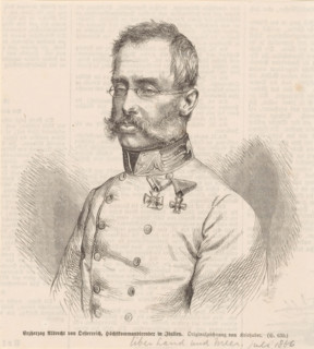 Portrait of Albrecht, Archduke of Austria and Duke of Teschen, print, book illustration, after