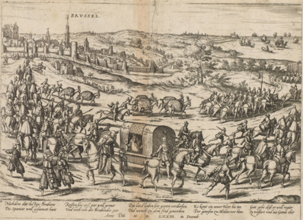 Alva leaves the Netherlands, 1573, Series 6: Dutch Events, 1571-1576, print, album page, December