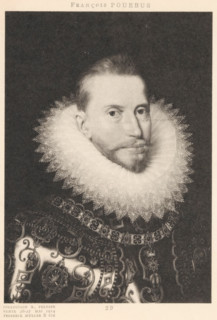 Photo reproduction of a painted portrait of Albrecht VII, Archduke of Austria, reproduction,