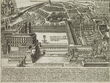 Apostolic Palace and the Gardens in Vatican City, Descriptio palatii pontificis in Vaticano ac