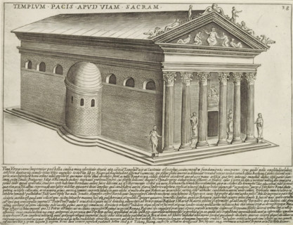 Templum Pacis Apud Viam Sacram, Tempio della Pace on the Via Sacra in Rome, Ancient monuments,